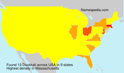 Surname Doukkali in USA