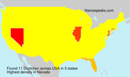 Surname Doytchev in USA