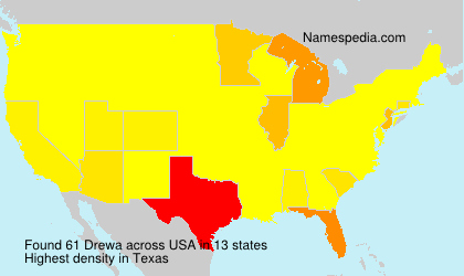 Surname Drewa in USA