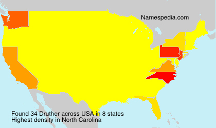 Surname Druther in USA Surname Druther in USA