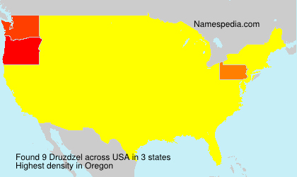 Surname Druzdzel in USA