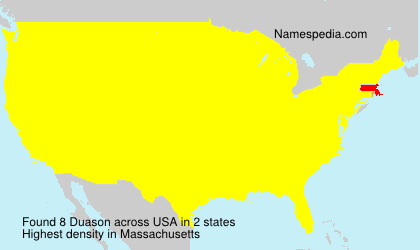 Surname Duason in USA