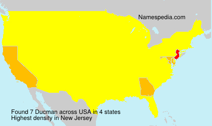 Surname Ducman in USA