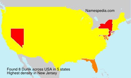 Surname Durlik in USA