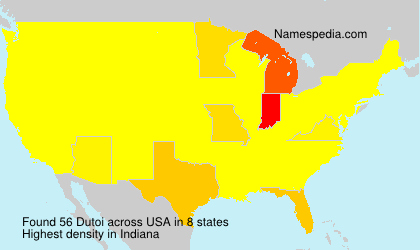 Surname Dutoi in USA
