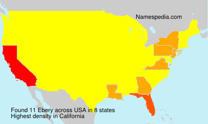 Surname Ebery in USA