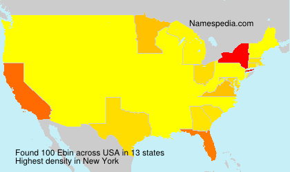 Surname Ebin in USA Surname Ebin in USA