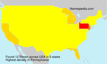 Surname Ebram in USA Surname Ebram in USA