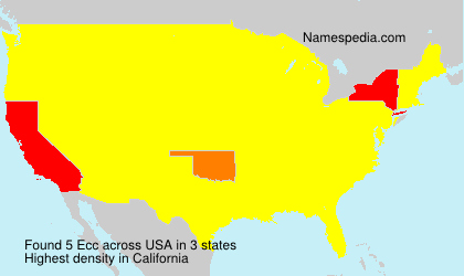 Surname Ecc in USA
