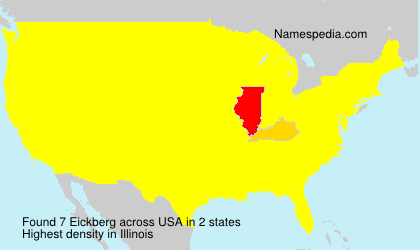 Surname Eickberg in USA Surname Eickberg in USA