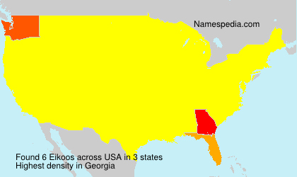 Surname Eikoos in USA Surname Eikoos in USA