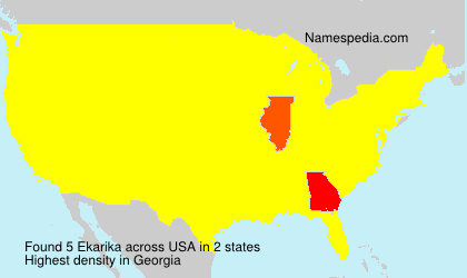 Surname Ekarika in USA