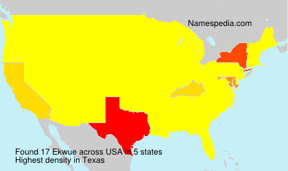 Surname Ekwue in USA Surname Ekwue in USA