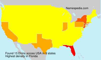 Surname Elcira in USA