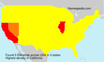 Surname Elkhettab in USA Surname Elkhettab in USA