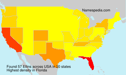 Surname Ellins in USA