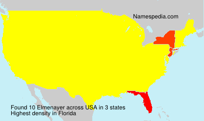 Surname Elmenayer in USA Surname Elmenayer in USA