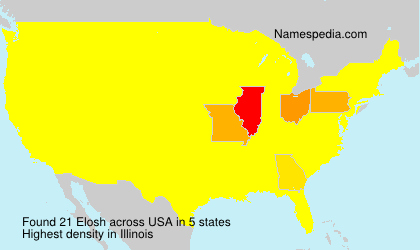 Surname Elosh in USA Surname Elosh in USA