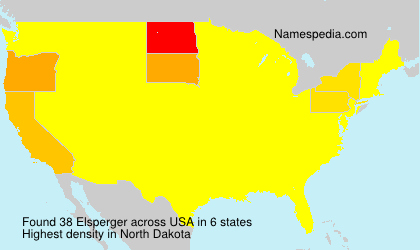 Surname Elsperger in USA Surname Elsperger in USA