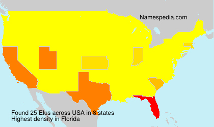Surname Elus in USA