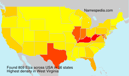 Surname Elza in USA