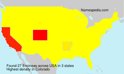 Surname Encineas in USA Surname Encineas in USA