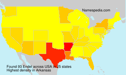 Surname Endel in USA