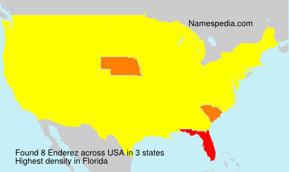 Surname Enderez in USA