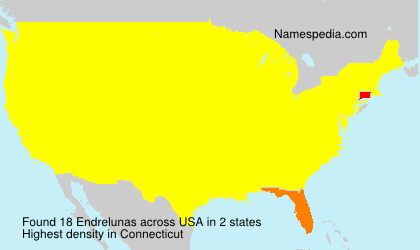 Surname Endrelunas in USA Surname Endrelunas in USA