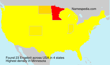 Surname Engebrit in USA Surname Engebrit in USA