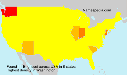 Surname Engrissei in USA