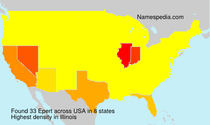 Surname Epert in USA