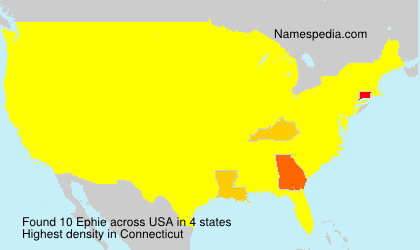 Surname Ephie in USA