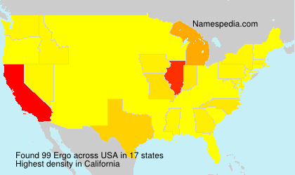 Surname Ergo in USA