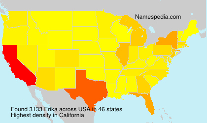 Surname Erika in USA