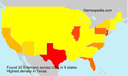 Surname Erlemann in USA
