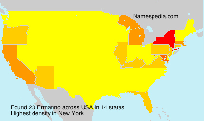 Surname Ermanno in USA