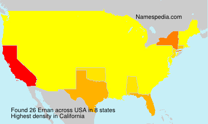 Surname Ernan in USA