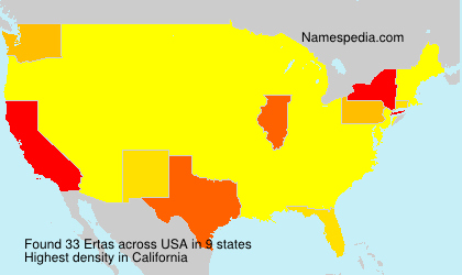 Surname Ertas in USA