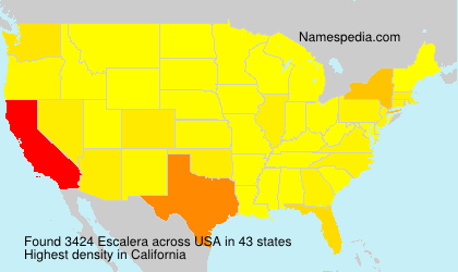 Surname Escalera in USA