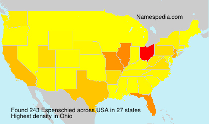 Surname Espenschied in USA Surname Espenschied in USA