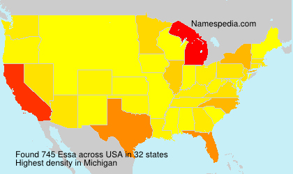 Surname Essa in USA