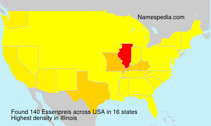 Surname Essenpreis in USA