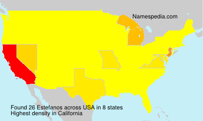 Surname Estefanos in USA