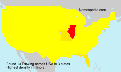 Surname Estwing in USA Surname Estwing in USA