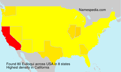 Surname Eulloqui in USA Surname Eulloqui in USA