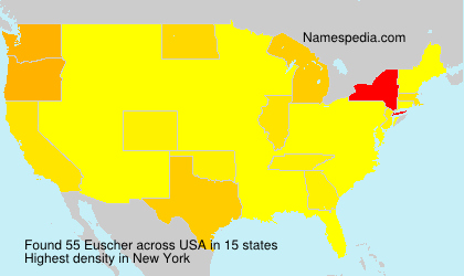 Surname Euscher in USA Surname Euscher in USA