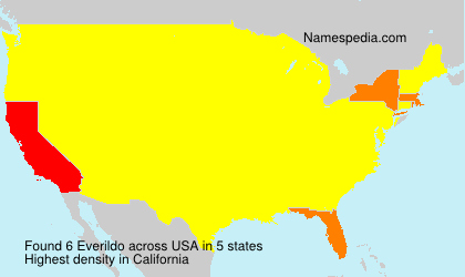 Surname Everildo in USA Surname Everildo in USA