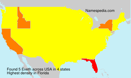 Surname Eveth in USA Surname Eveth in USA