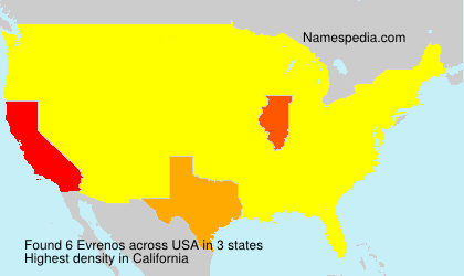 Surname Evrenos in USA